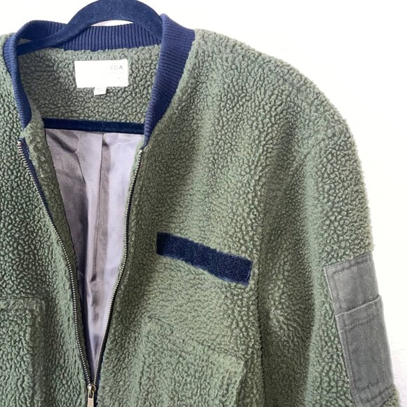 j.o.a. teddy bomber jacket - Picture 3 of 5